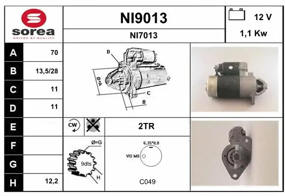 Starter (NI9013)