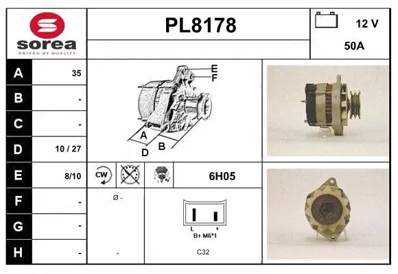 Alternator (PL8178)