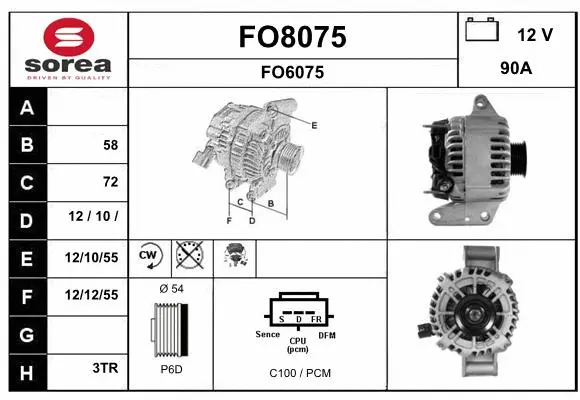 Alternator (FO8075)