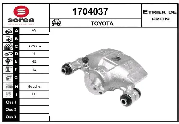 Brake Caliper (1704037)