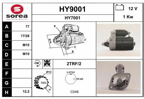 Starter (HY9001)