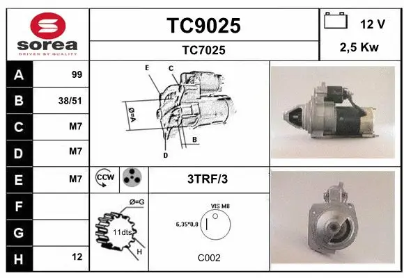 Starter (TC9025)