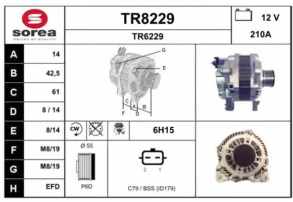 Alternator (TR8229)