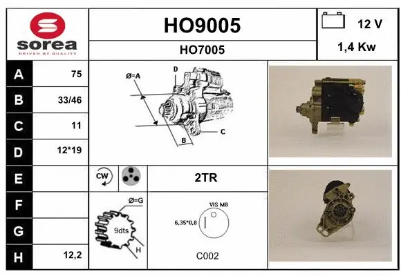 Starter (HO9005)