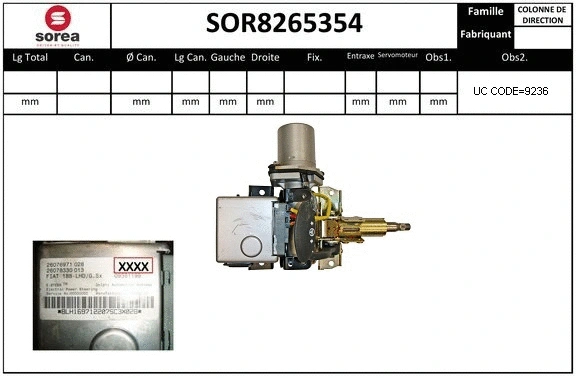 Steering Column (SOR8265354)