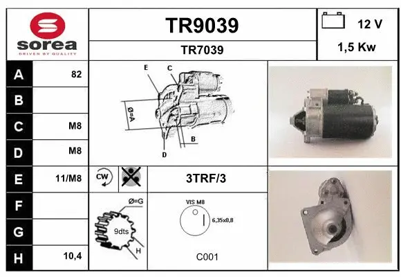 Starter (TR9039)