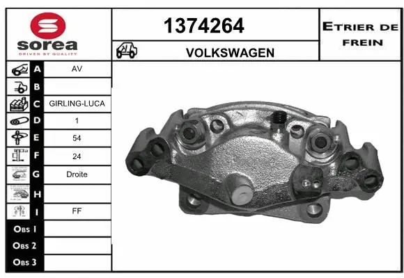 Brake Caliper (1374264)