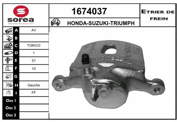 Brake Caliper (1674037)
