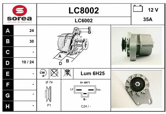 Alternator (LC8002)