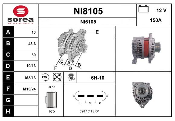 Alternator (NI8105)