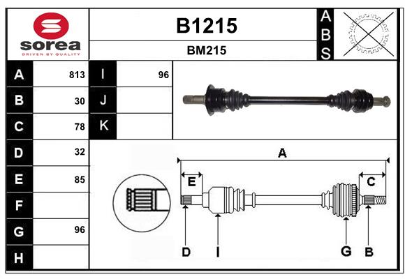 Drive Shaft (B1215)