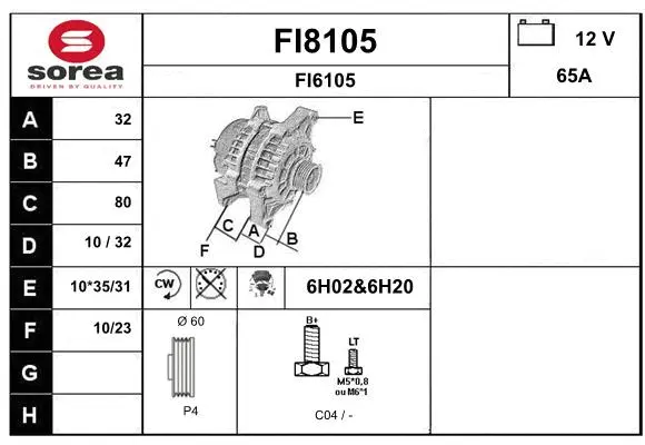 Alternator (FI8105)