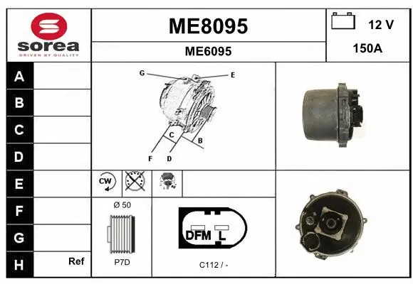 Alternator (ME8095)