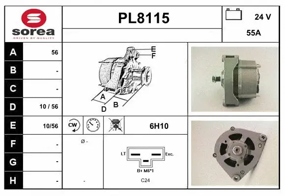 Alternator (PL8115)