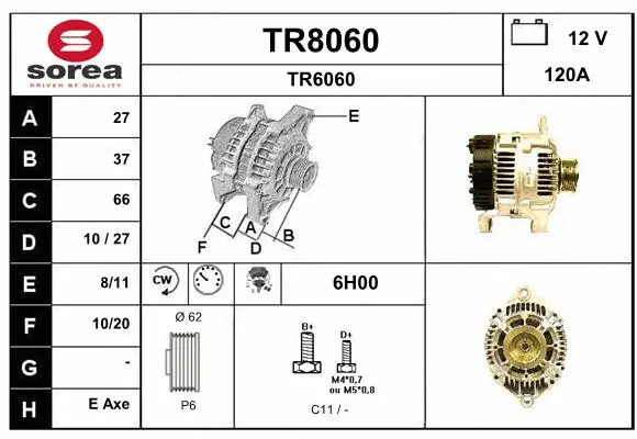 Alternator (TR8060)