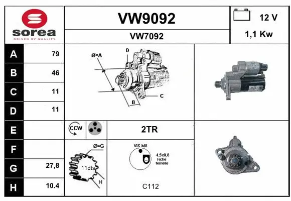 Starter (VW9092)