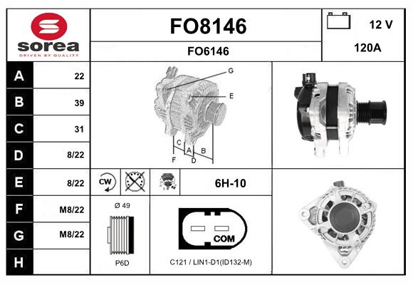 Alternator (FO8146)