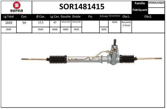 Steering Gear (SOR1481415)