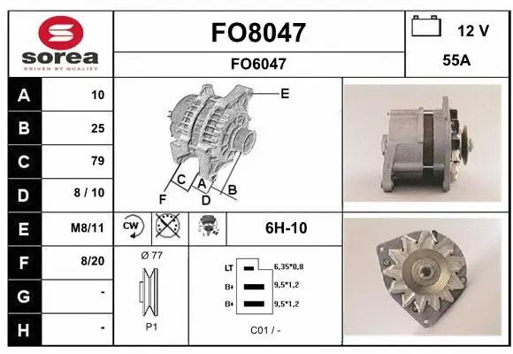 Alternator (FO8047)