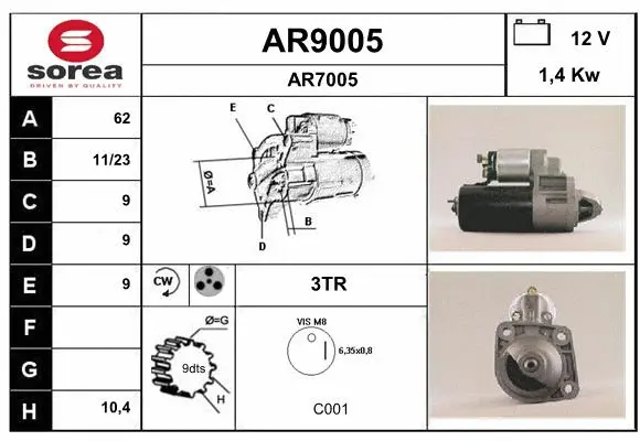 Starter (AR9005)