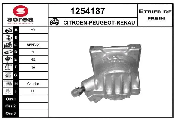 Brake Caliper (1254187)