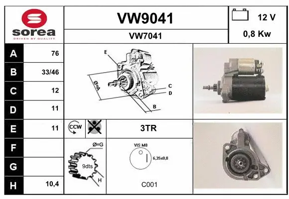 Starter (VW9041)
