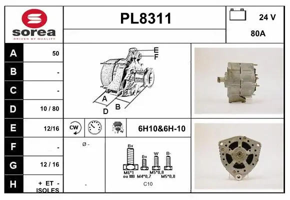 Alternator (PL8311)