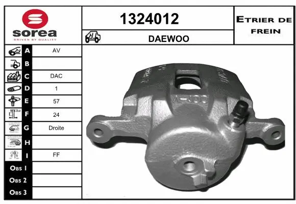 Brake Caliper (1324012)