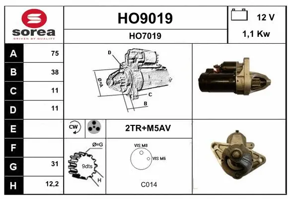 Starter (HO9019)