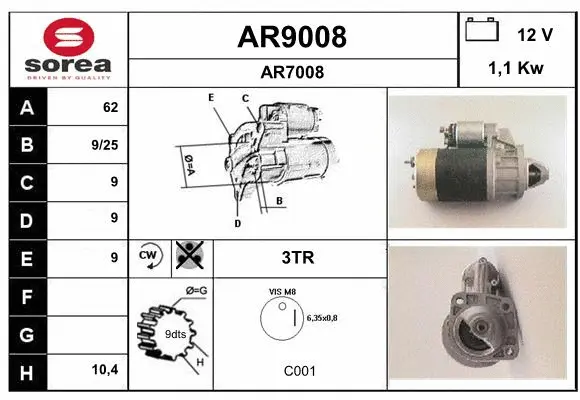 Starter (AR9008)