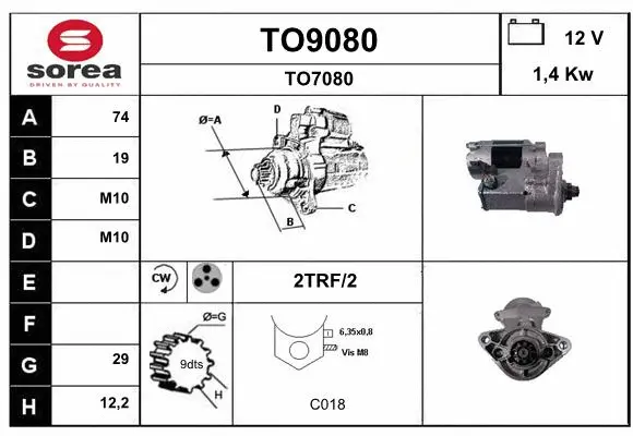 Starter (TO9080)