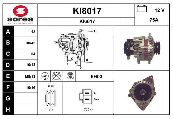 Alternator (KI8017)