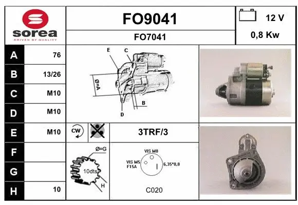 Starter (FO9041)