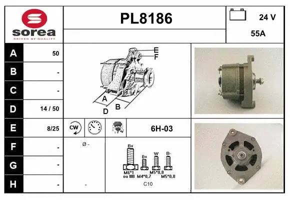 Alternator (PL8186)