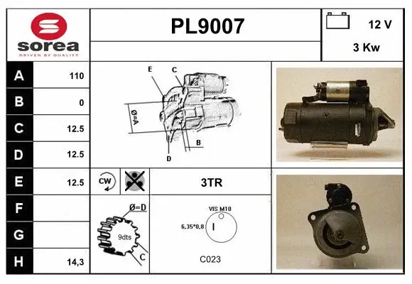 Starter (PL9007)