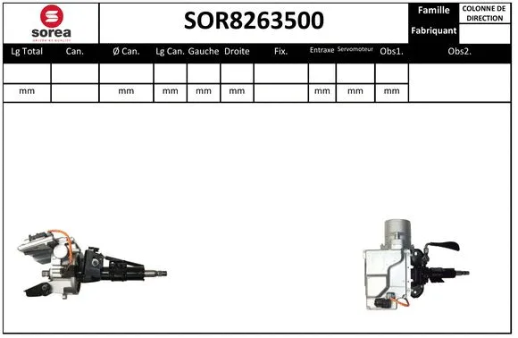Steering Column (SOR8263500)