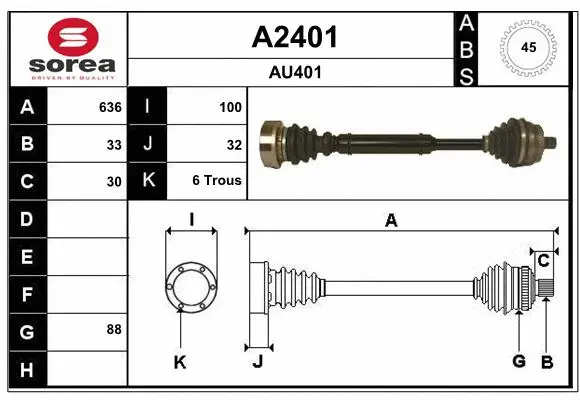 Drive Shaft (A2401)