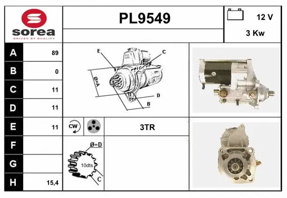 Starter (PL9549)