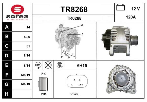 Alternator (TR8268)