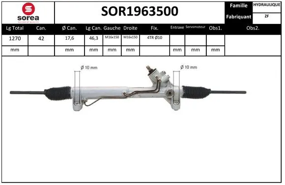 Steering Gear (SOR1963500)