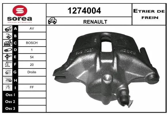 Brake Caliper (1274004)