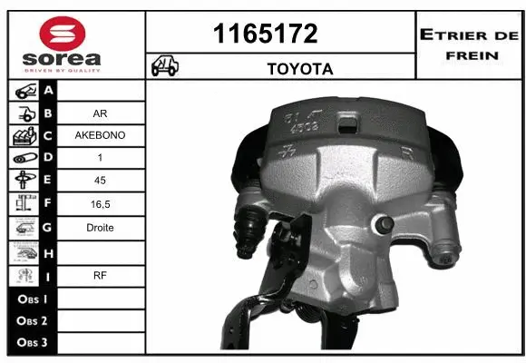 Brake Caliper (1165172)