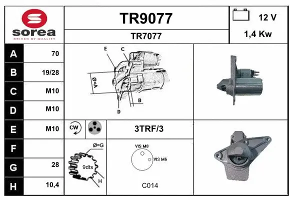 Starter (TR9077)
