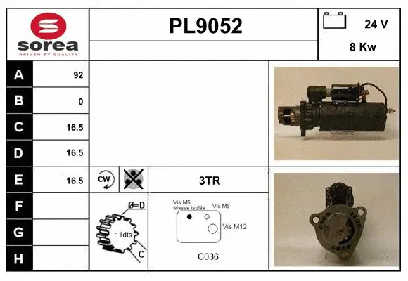 Starter (PL9052)