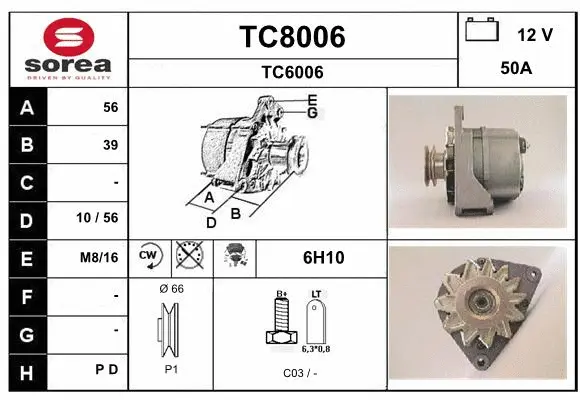 Alternator (TC8006)