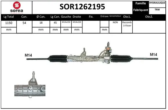 Steering Gear (SOR1262195)
