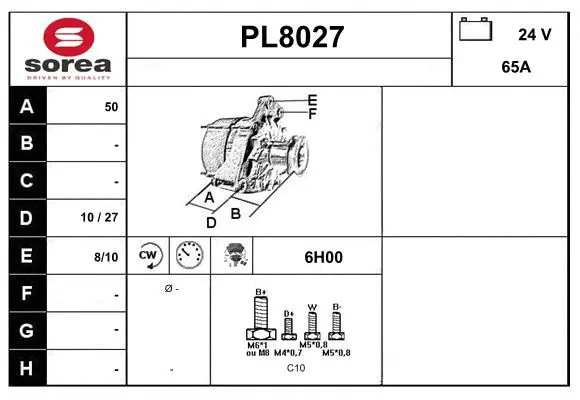 Alternator (PL8027)