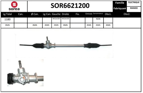 Steering Gear (SOR6621200)