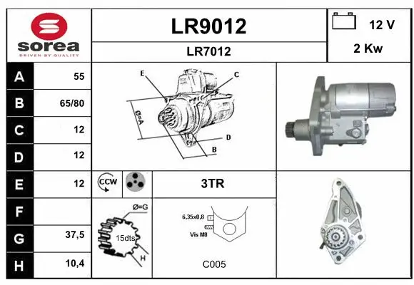 Starter (LR9012)