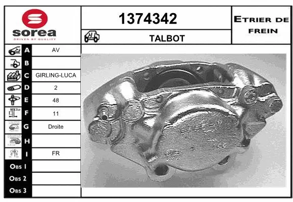 Brake Caliper (1374342)